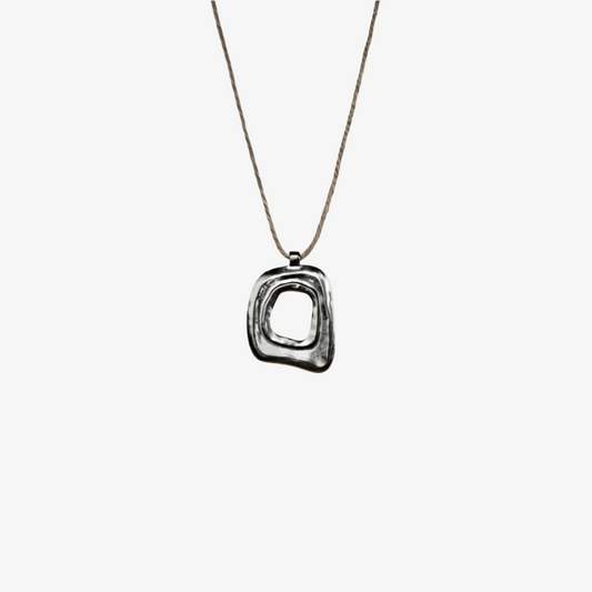Molten Frame Statement Necklace