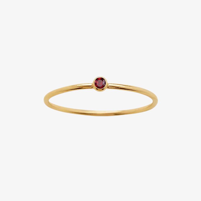 Birthstone Stacking Ring