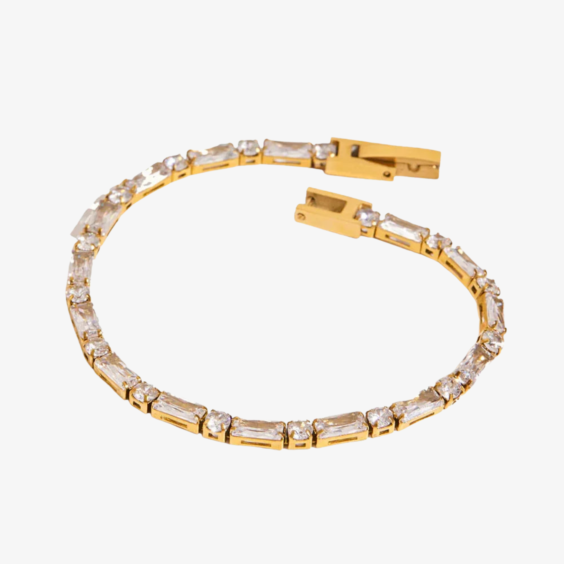 Modern Diamond Tennis Bracelet