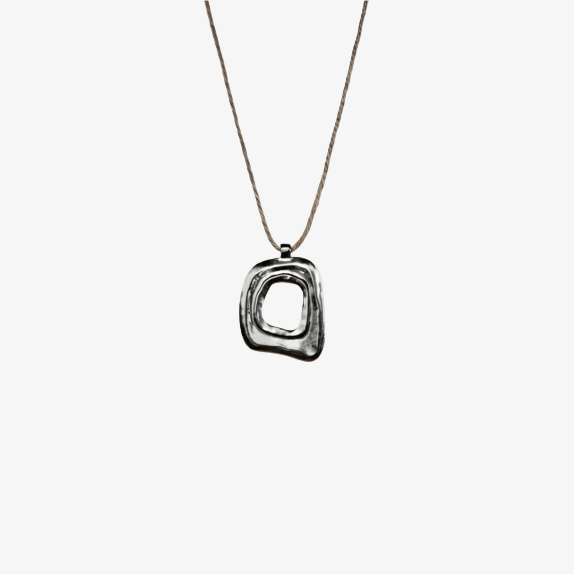 Molten Frame Statement Necklace