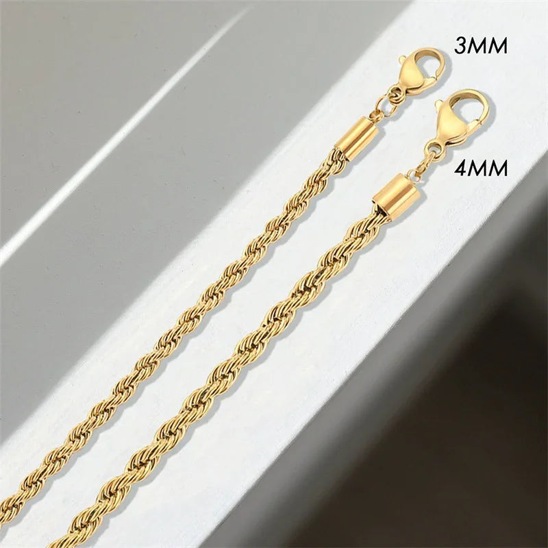 Luna Rope Chain Bracelet