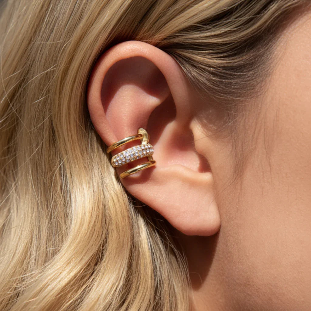 Layered Diamond Earrings