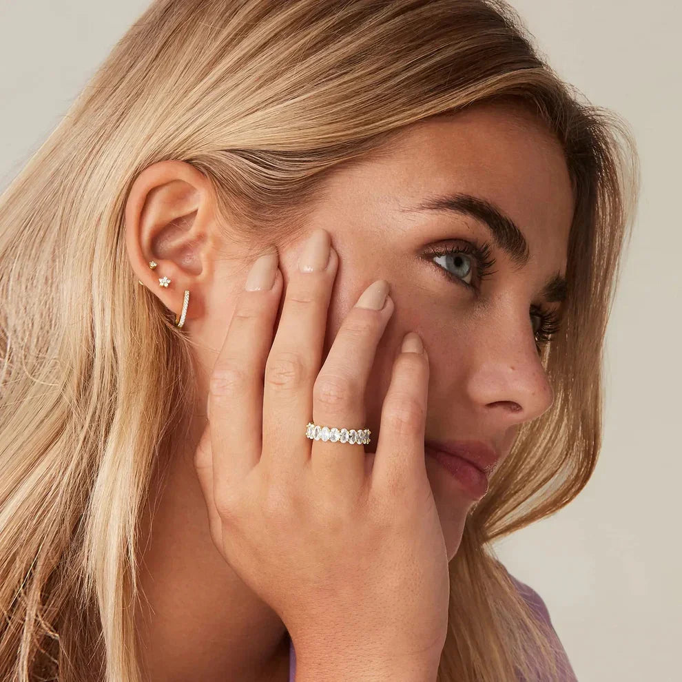 Celeste Simulant Eternity Ring