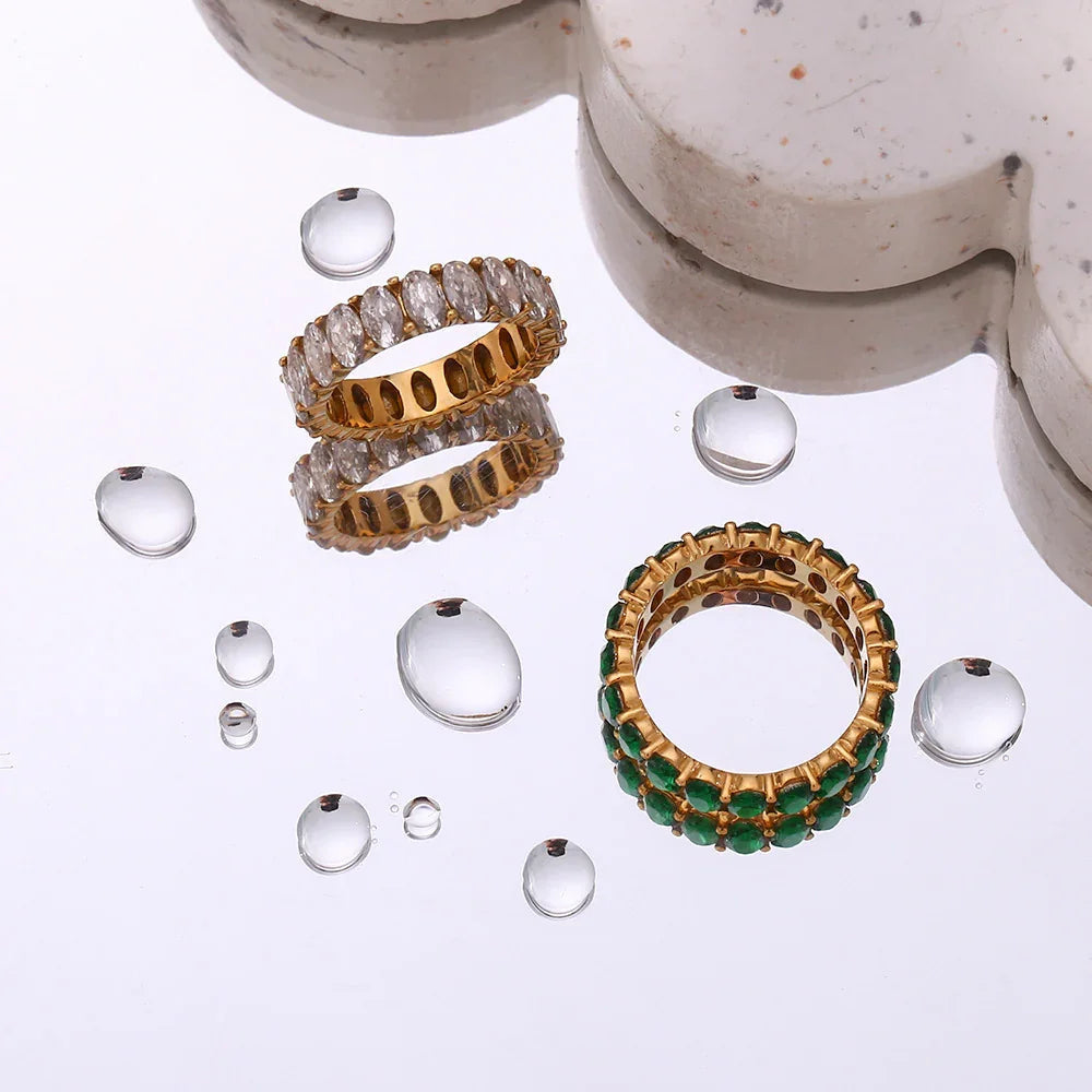 Celeste Simulant Eternity Ring