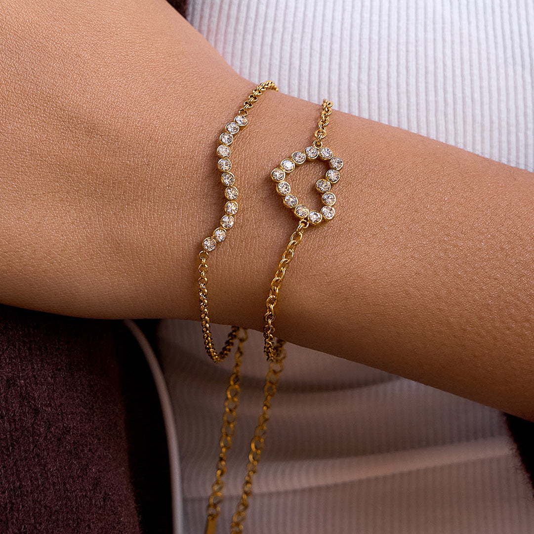 Blaire Diamond Gold Bracelet